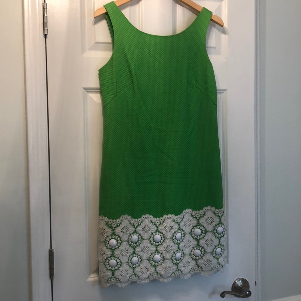 Lilly Pulitzer jubilee green dress SZ 2